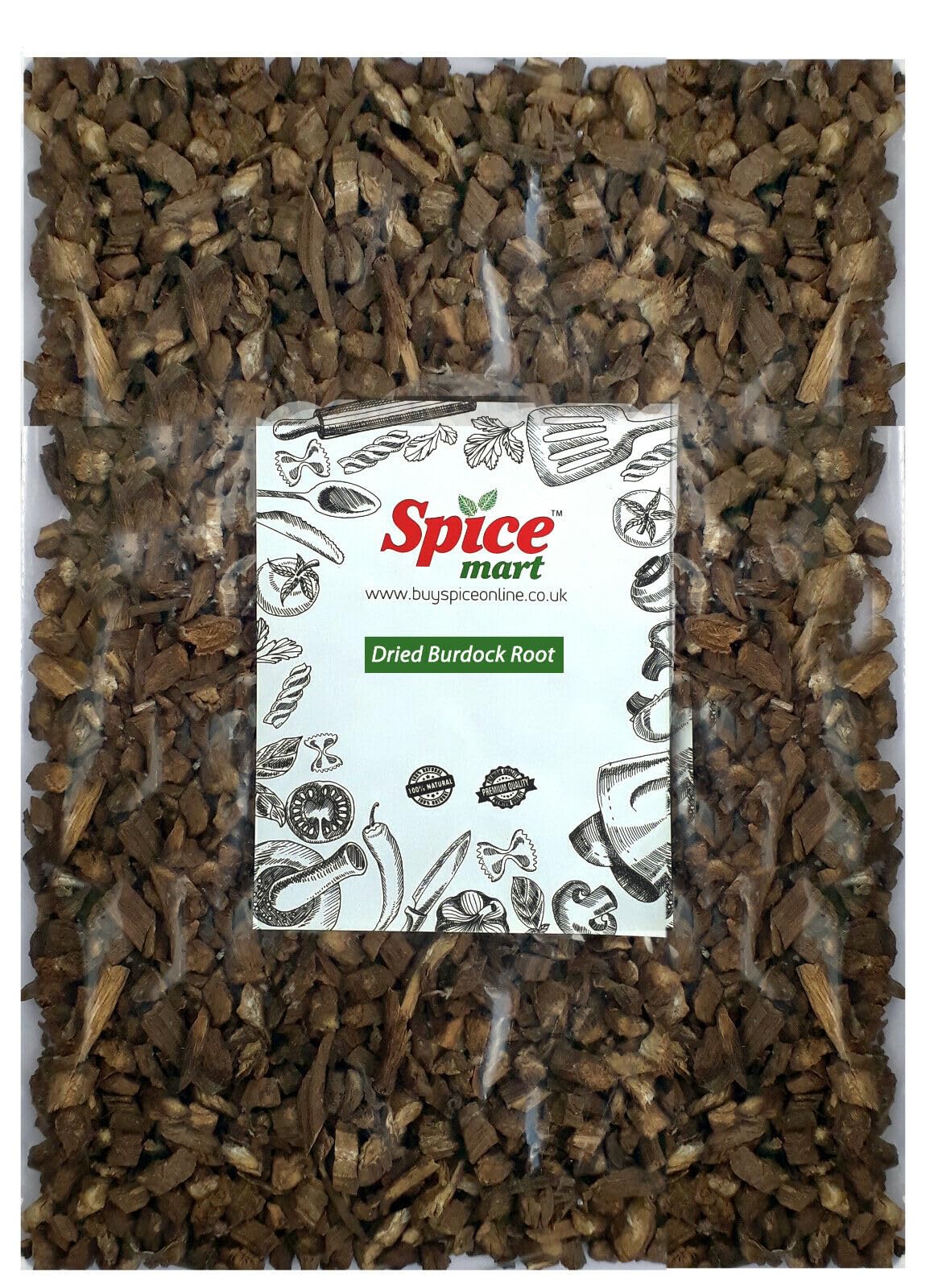 Burdock Root Cut Herbs Dried | Arctium lappa Premium Quality Free UK P&P (50g)