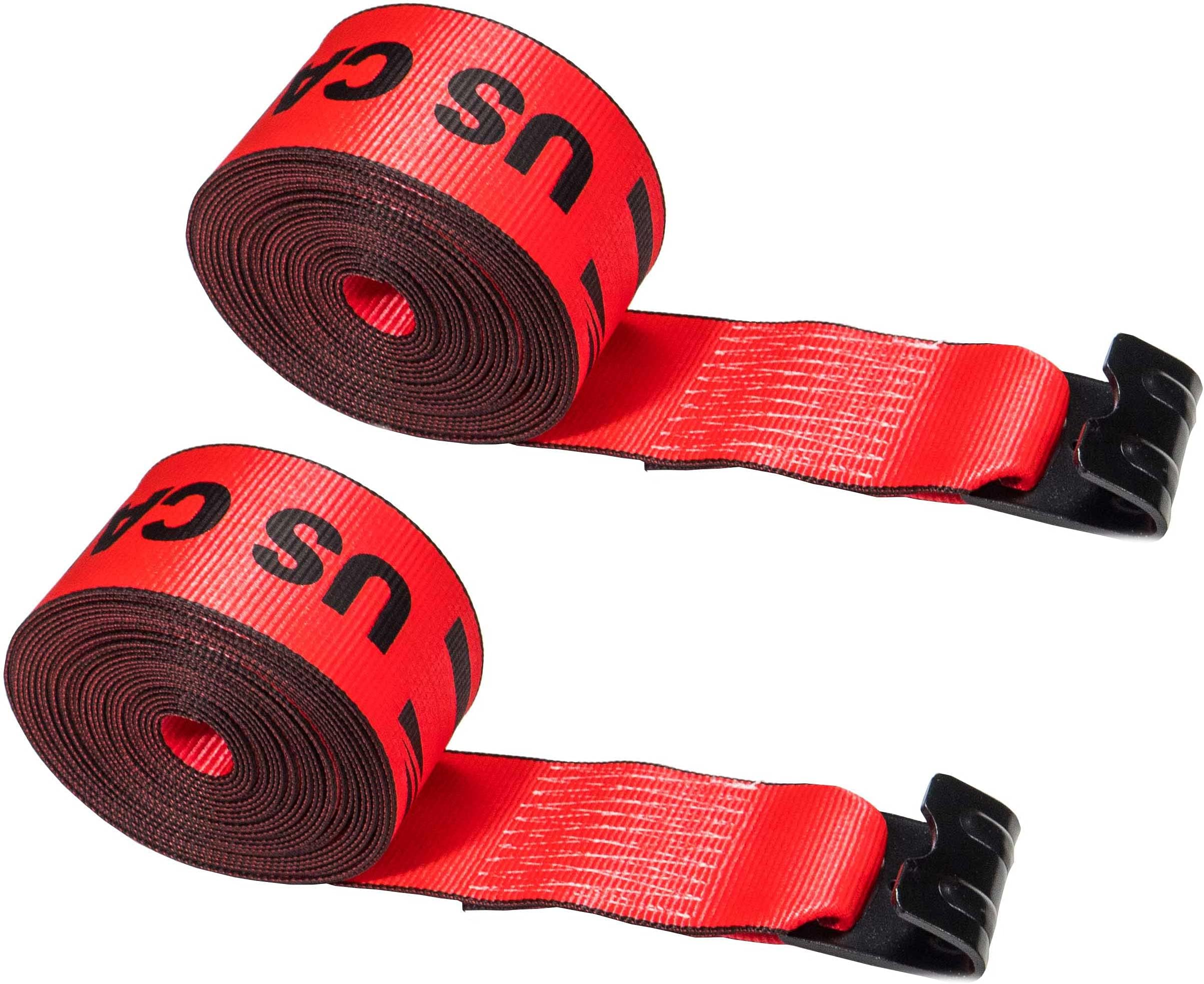 Amazon.com: US Cargo Control 4 Inch Winch Strap with Large Flat Hook ...