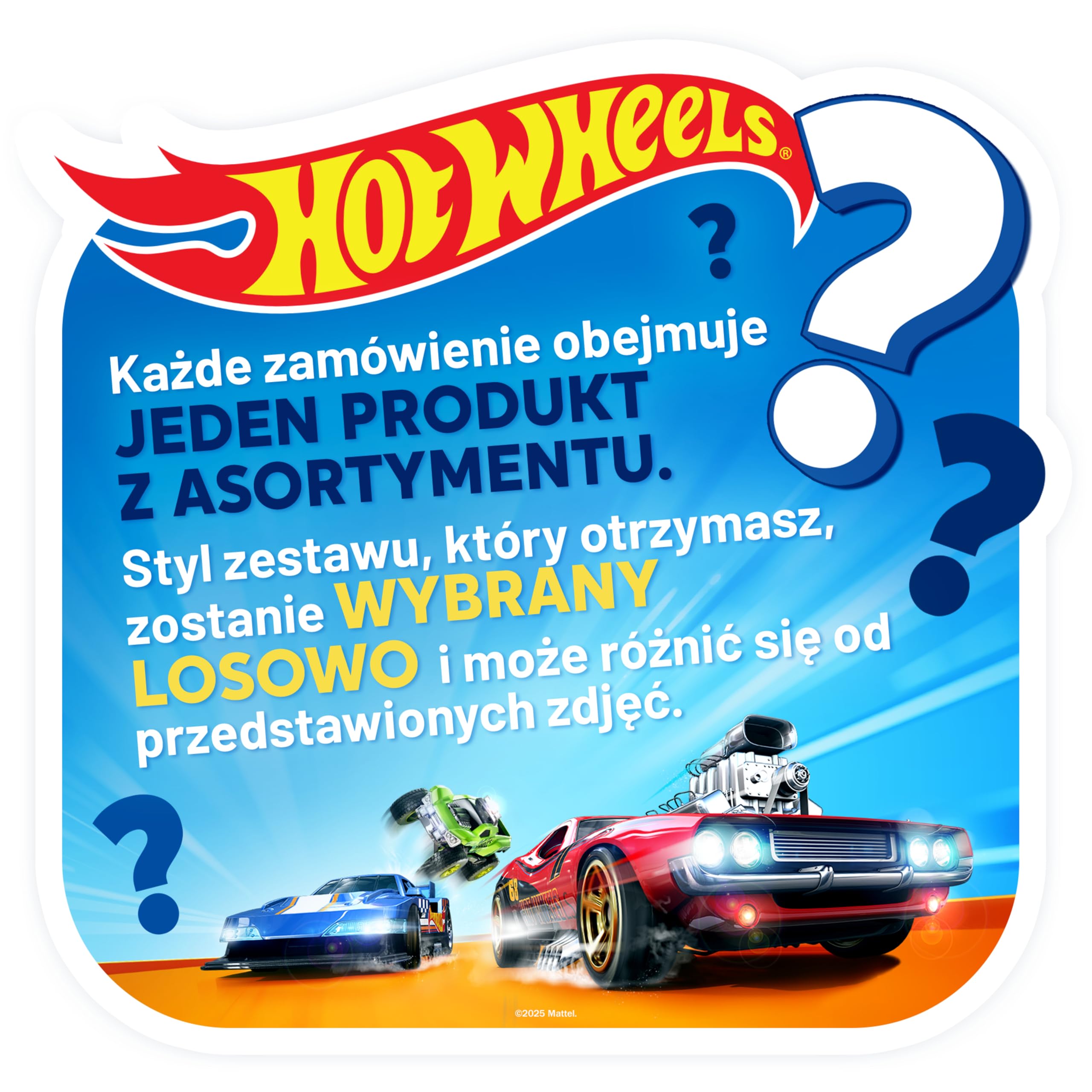 Hot Wheels - Zestaw 10 zabawkowych ciężarówek i samochodów w skali 1:64 dla dzieci i kolekcjonerów, style mogą się różnić, 54886
