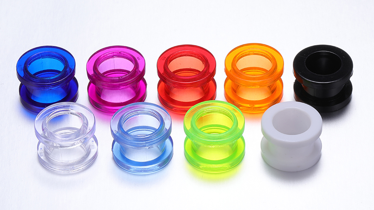 Bouchons D'Oreille Tunnels Expander - Lot De 9 Paires, Acrylique UV Clair, Jauges De 3 Mm à 25 Mm, Piercing