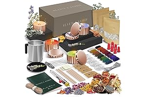 Hearth & Harbor Natural Soy Candle Making Kit for Adults and Kids...