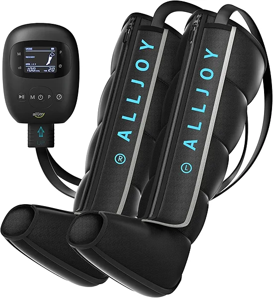 Cordless Air Compression Leg Recovery System, Professional Leg Massager Boots with Smart 5-Zone Tech for Sequential Compression, Fast Muscle Recovery & Swelling Relief for Athletes, FCC Certified