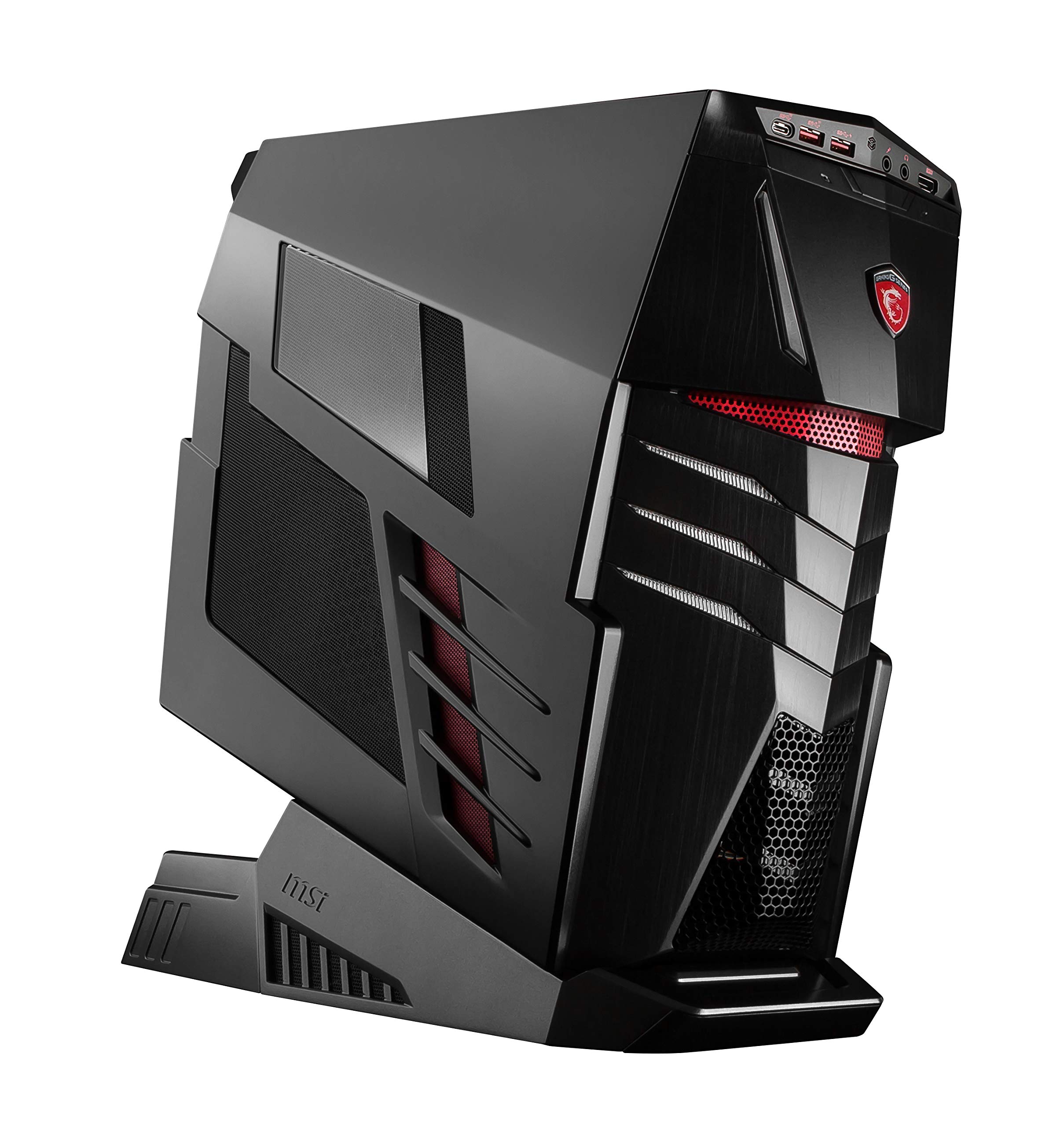 MSI AEGIS Ti Gaming Desktop PC (Black) - (Intel Core i7-6700K, 32 GB RAM, 256 GB SSD Plus 2 TB HDD, NVIDIA GeForce GTX 1080 Graphics Card, Windows 10) — view 3