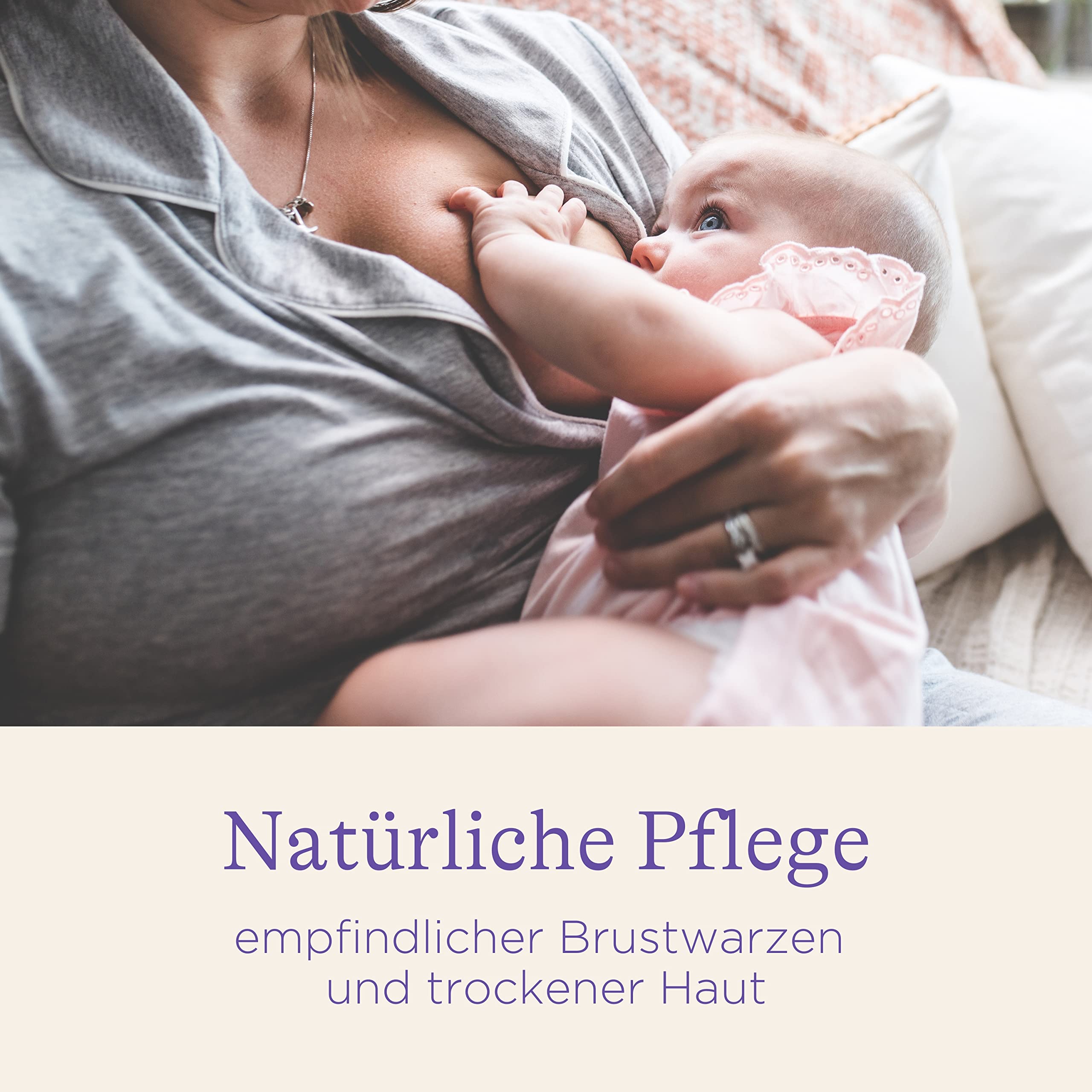 Lansinoh BIO Brustwarzensalbe, 60 ml - natürliche Pflege empfindlicher Brustwarzen und trockener Haut & HPA Lanolin Brustwarzensalbe, 40 ml - 100 % natürlich & klimaneutral