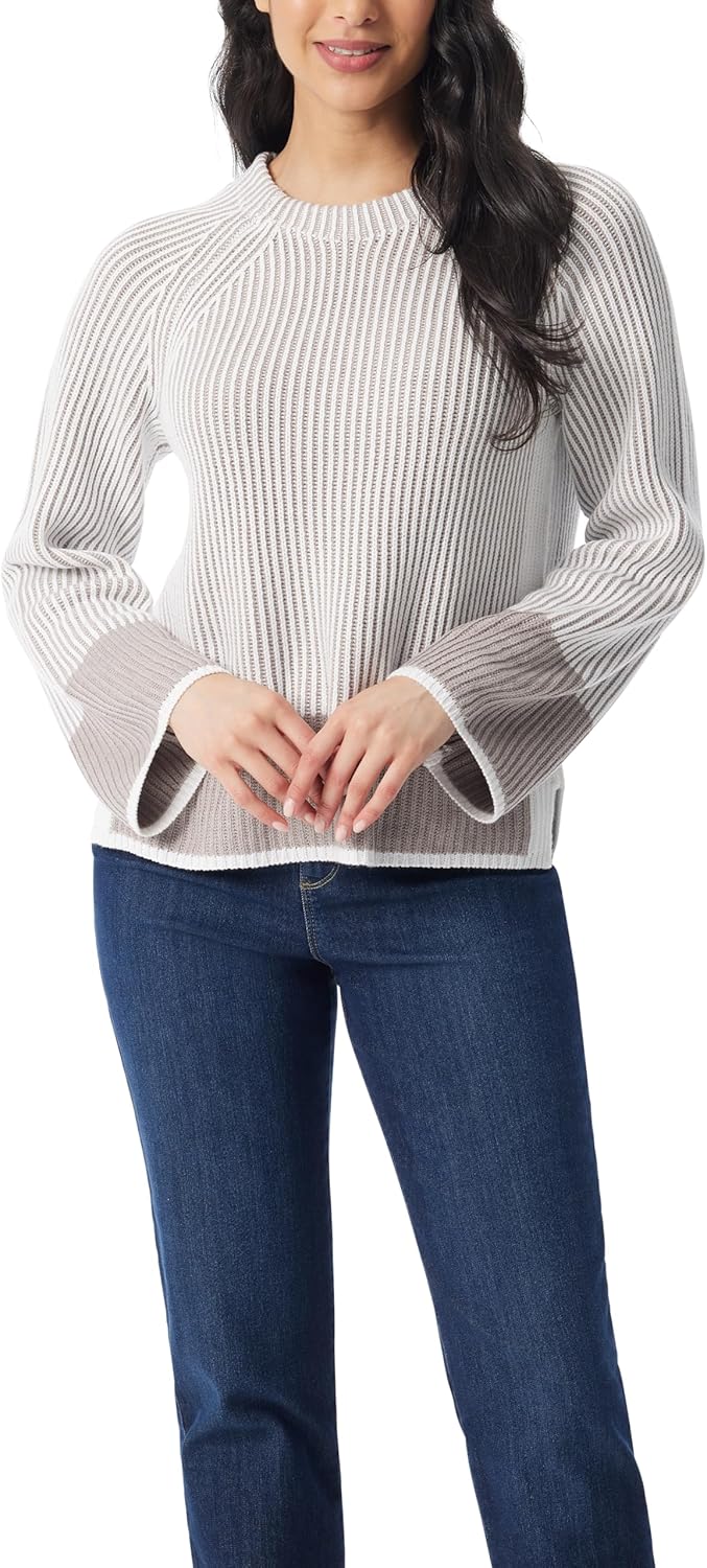 Gloria Vanderbilt Women's Bree Long Sleeve Pullover Sweater Standard