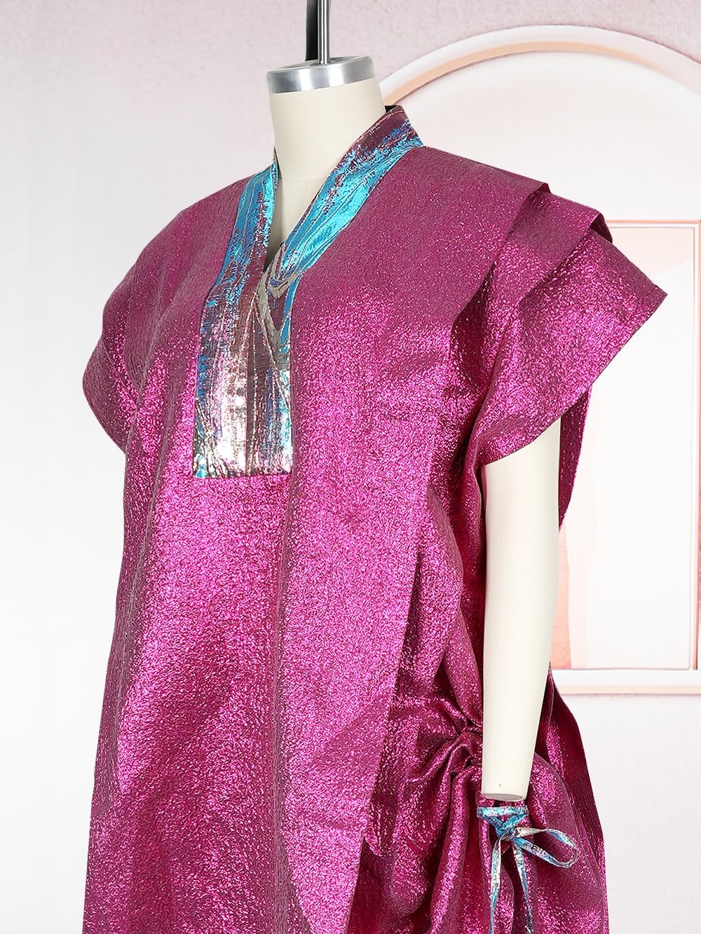 HD Stylish Mini Boubou Skirt Suit Sets for Woman 2 Pieces Dress - Image 4