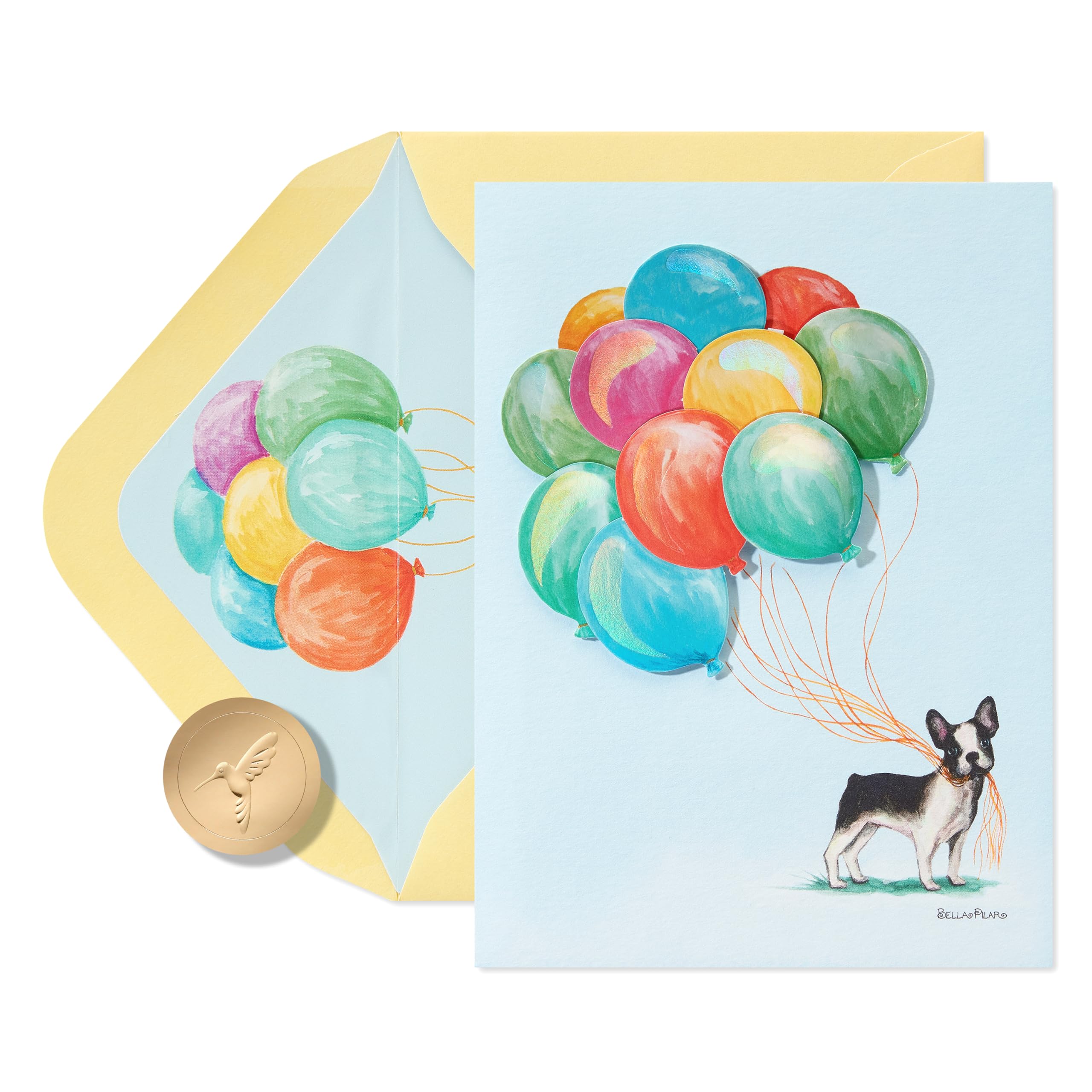 Papyrus French Bulldog Birthday Card - Designed by Bella Pilar (Pawsitively Awesome)