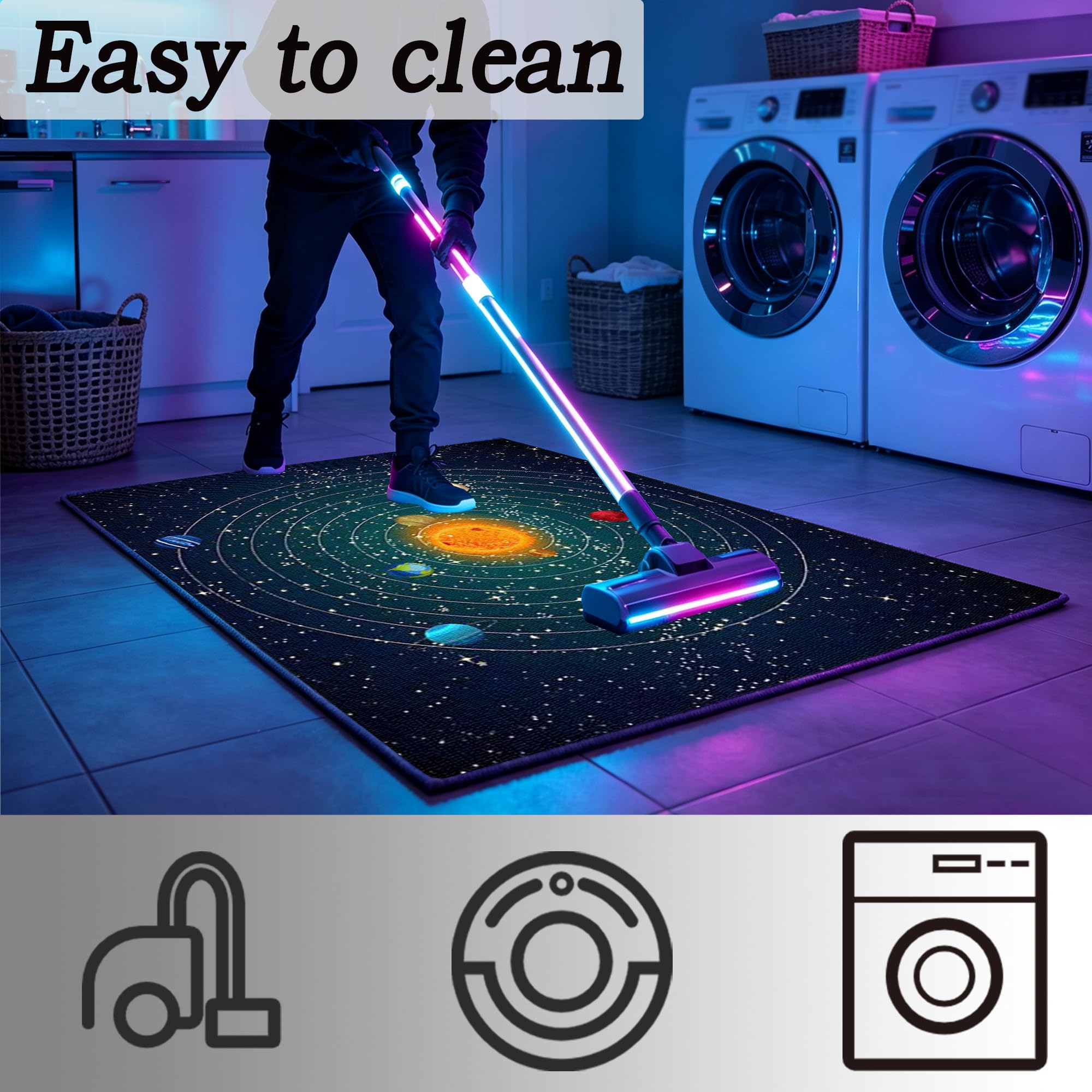 Tapis de Jeu pour Chambre de Garçon, Tapis Gamer, Tapis pour Chambre de Garçons pour Salle de Jeu Salle de Jeux Décoration Maison, Lavable Tapis Chambre Ado 3D Tapis de Jeu Gaming 150 x 210 cm