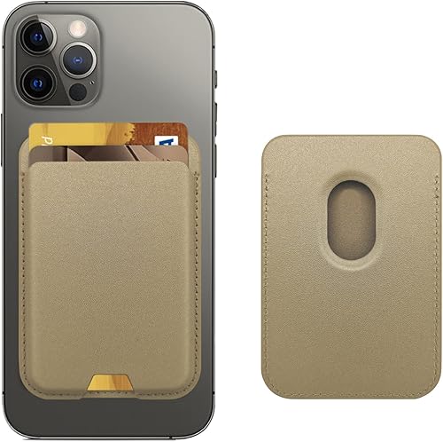 Paquete de 2 Cartera magnética para teléfono compatible con Apple MagSafe Wallet para iPhone 16 Pro Max16 Pro16 Plus16 15 14, Mag Safe 3 Wallet para