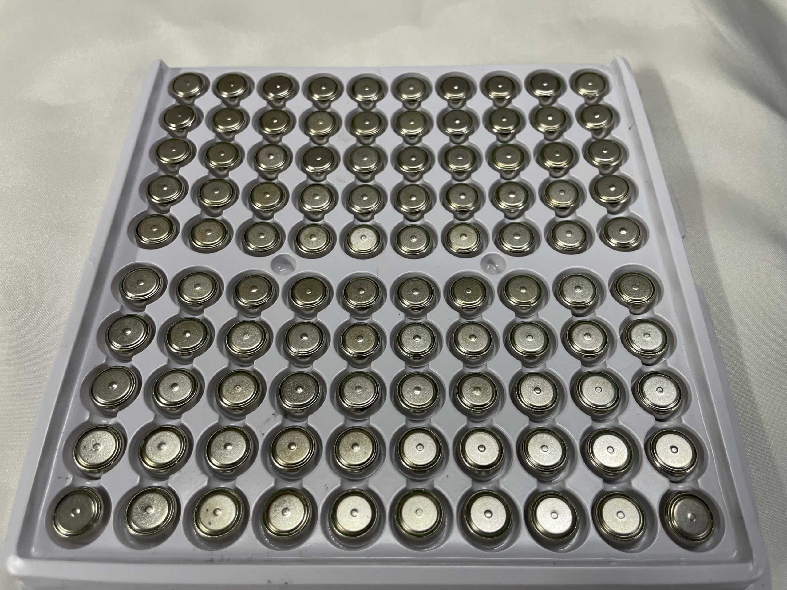 NADS Technologies (50 Pcs), LR44 Button Cell Batteries for Led Candles and Diyas, LR 44 Alkaline Equivalent LR44 A76 AG13, G13A SR1154 357 for Calculator, Toy Cell (Pack of 50)