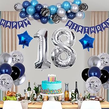 La décoration anniversaire 18 ans - découvrez vos options  18th birthday  decorations, 18th birthday party, 18th party ideas