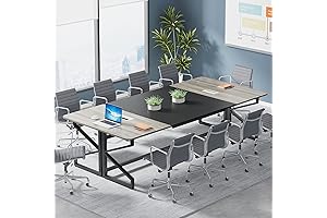 Tribesigns 8 ft Conference Table: Amplify Your Collaborative Workspace