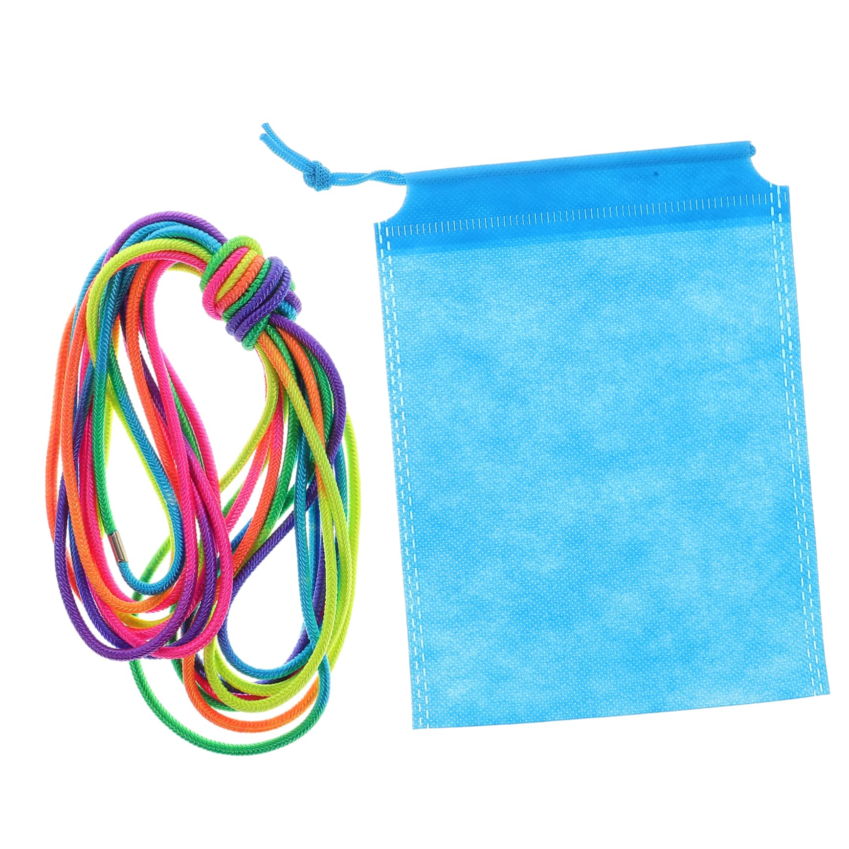 6 Pièces Corde À Sauter Enfant Cordon Élastique Blanc Enfants Corde À