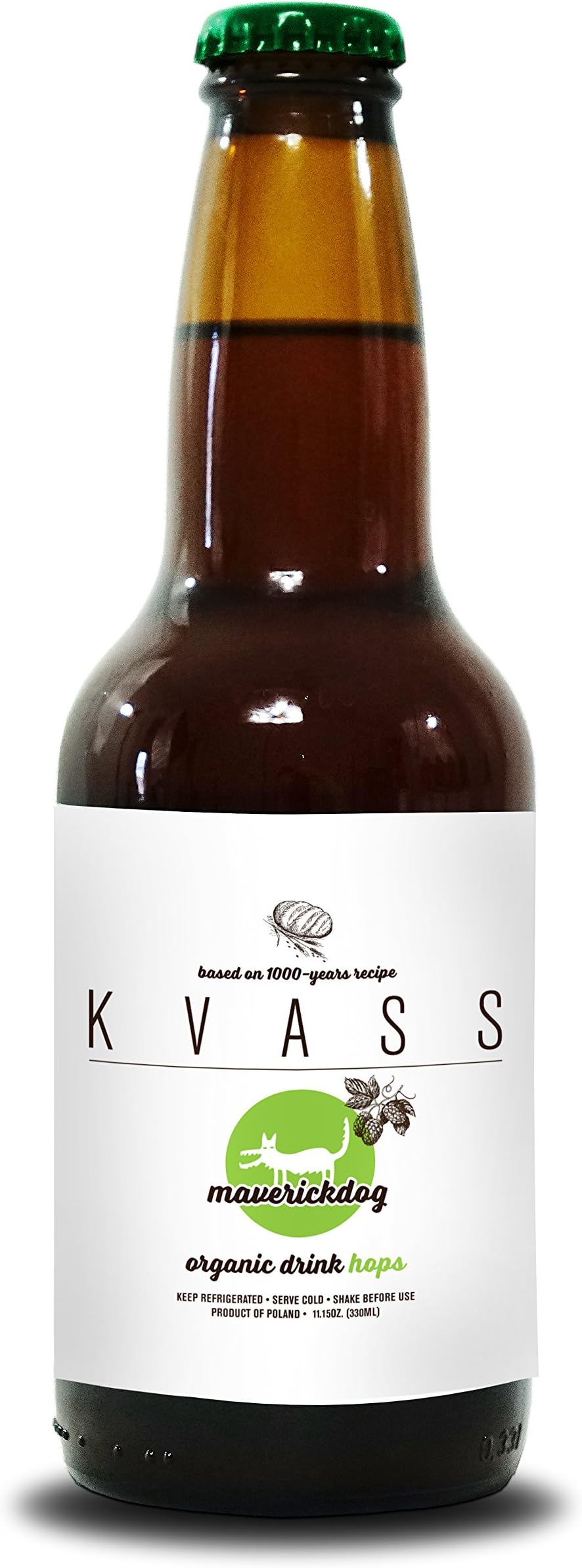 KVASS ORGANIC DRINK PROBIOTIC 8-PACK (Hops)