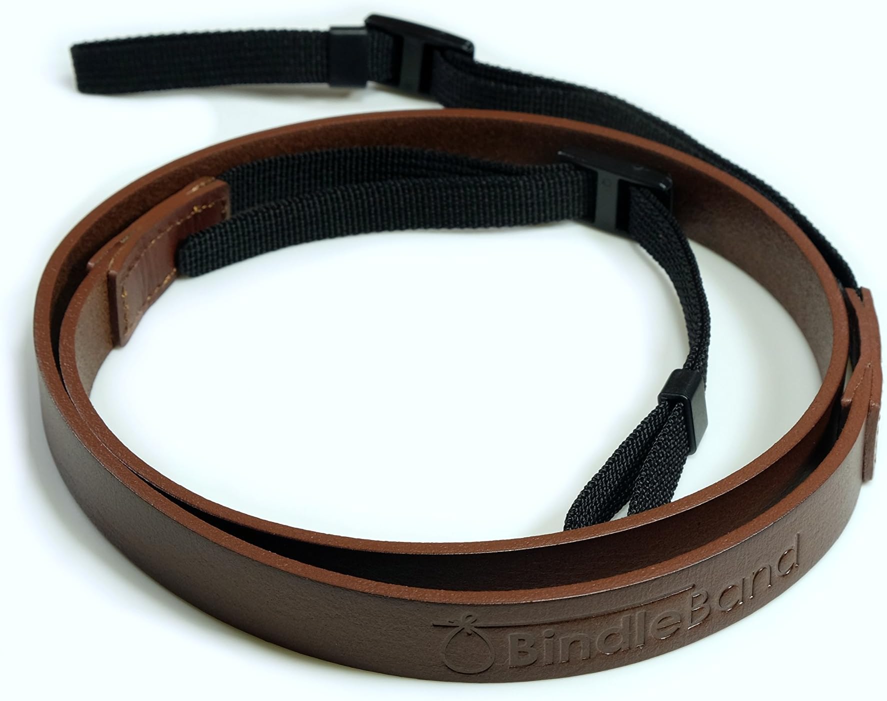 BindleBand Leather Thin Camera Strap for Mirrorless and DSLR Cameras, Dark Brown