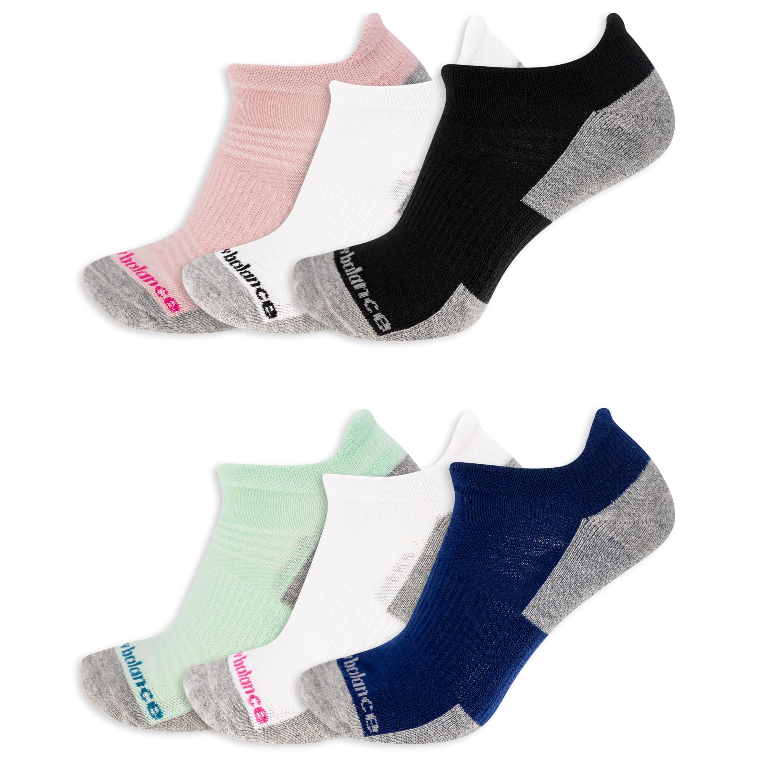 New Balance Unisex Adult Performance Cushioned No Show Socks