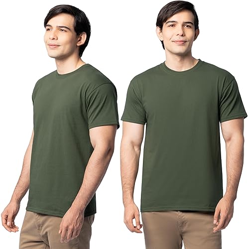 Fruit of The Loom Men's Eversoft Cotton T Shirts, Breathable & Moisture Wicking with Odor Control, Sizes S-4x