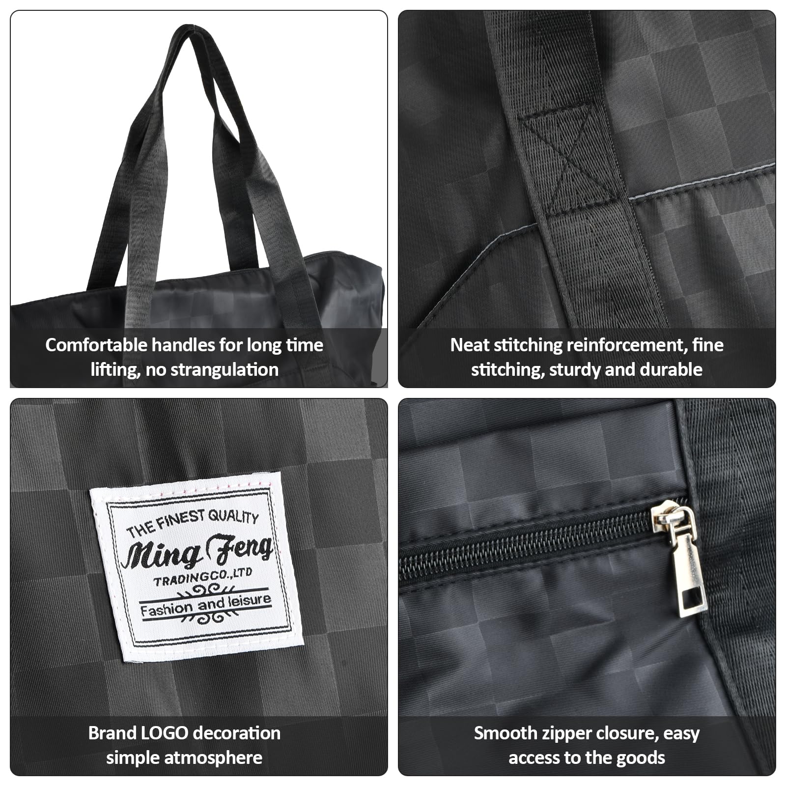 Dokeno Borsa da Viaggio Pieghevole con Ruote Rimovibili, Borsone Pieghevole Espandibile con Ruote per Viaggi, Borsa Weekender da Viaggio con Scomparto Bagnato per Sport, Fitness e Viaggi (bleu)