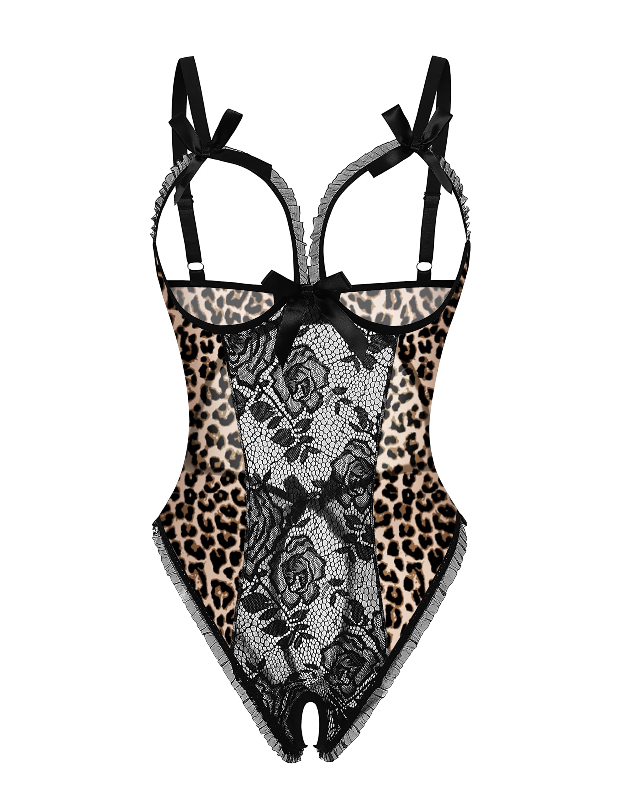 Avidlove Women One Piece Lingerie Sexy Lace Babydoll Mini Bodysuit