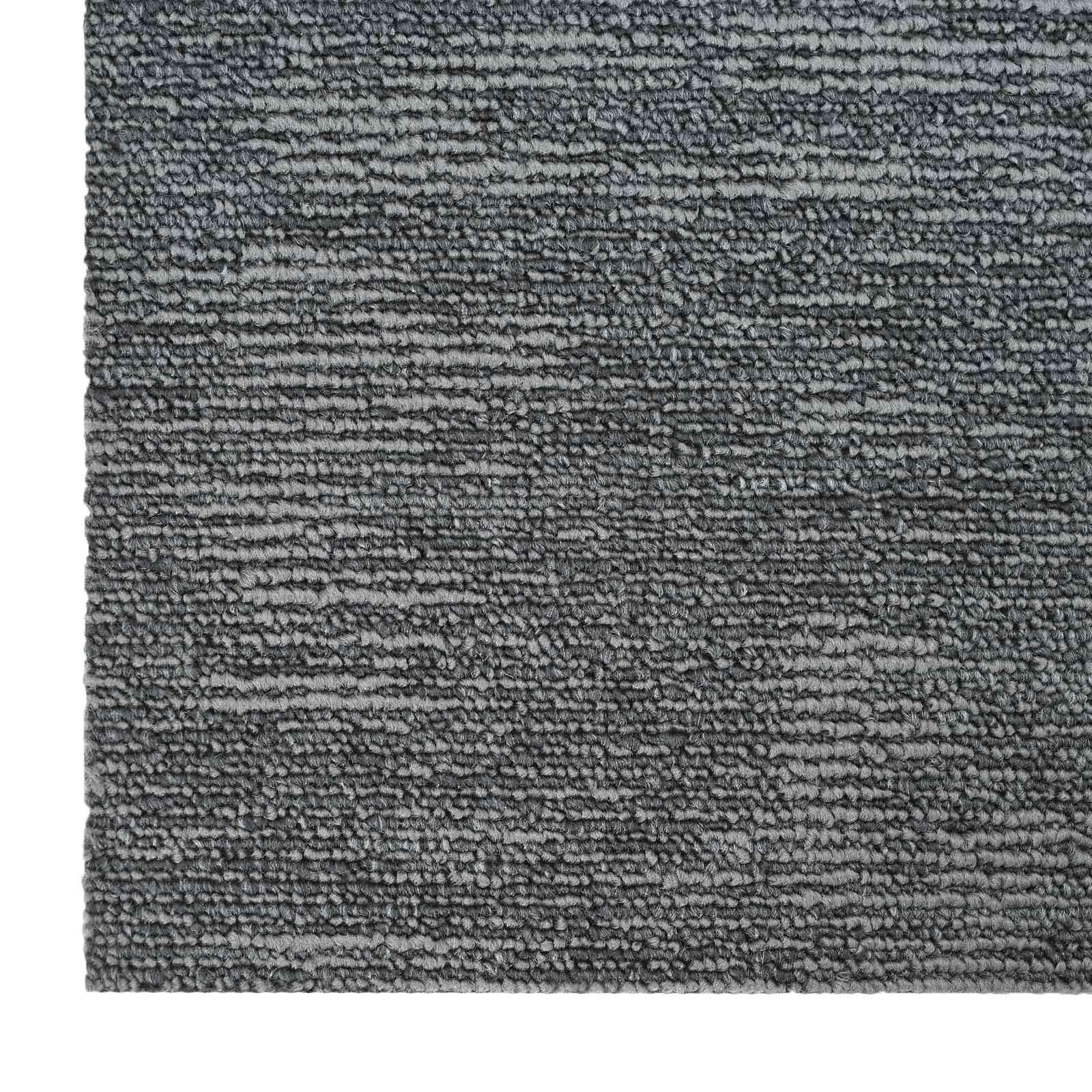 Piastrelle in moquette, grigio rock, 50 x 50 cm, 36 pezzi, in polipropilene e bitume da 6 mm, per assorbimento acustico, per camera da letto, soggiorno, ufficio, interni