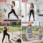 Readaeer Resistance Bands, Exercise Bands, Resistance Bands for Working Out with Handles for Men and Women for Indoor and Outdoor Sports,