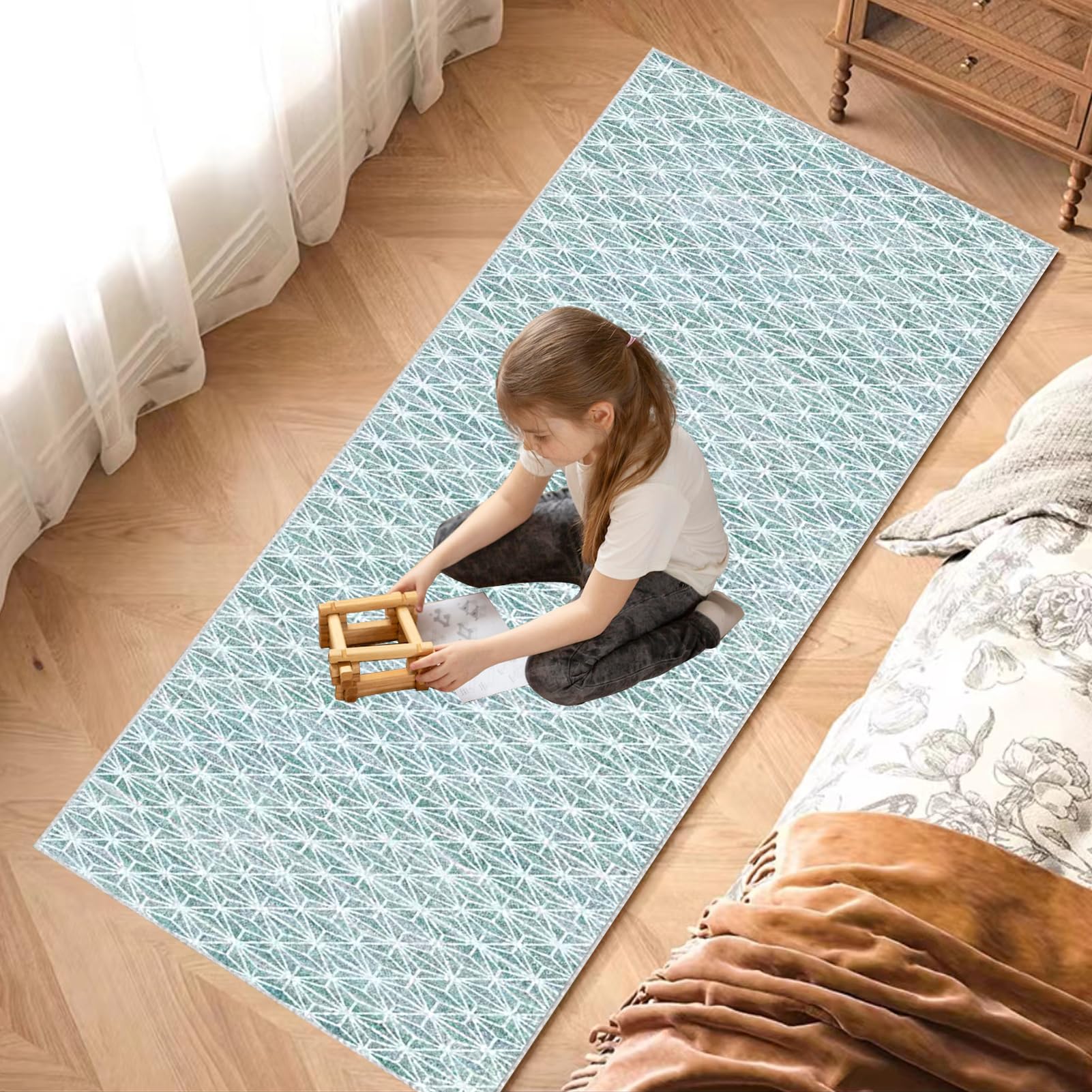 Dywan Długi Korytarz 70 x 180 cm Dywan Chodnik Kuchenny Antypoślizgowy Dywan Chodnik Chodnik Antypoślizgowy Zmywalny Dywan Kuchenny Do Wejścia, Przedpokoju i Sypialni
