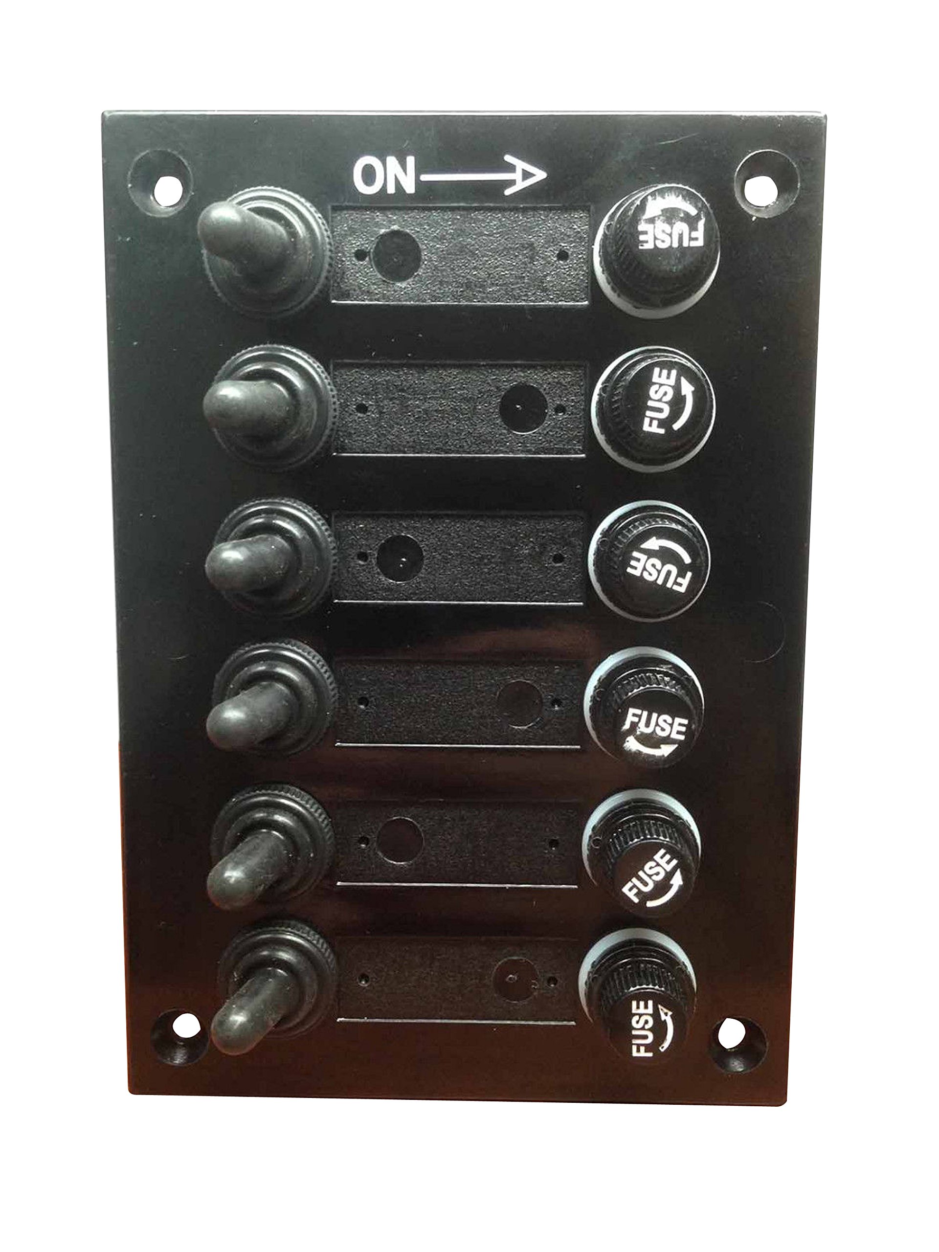 Pactrade P10060RC Panel Pactrade Marine 6 Gang Bakelite Switch Panel ...