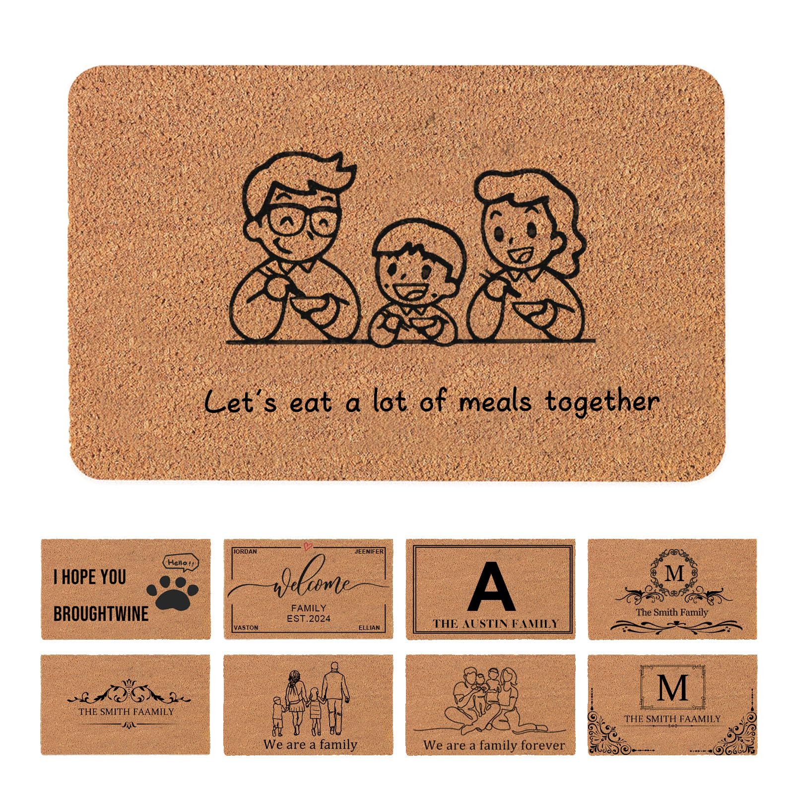 RoPox Felpudo Personalizado - Felpudo Entrada casa - felpudos Originales - Felpudos Entrada casa - Felpudo Antideslizante - Alfombra Entrada casa Interior y Exterior 45×65cm