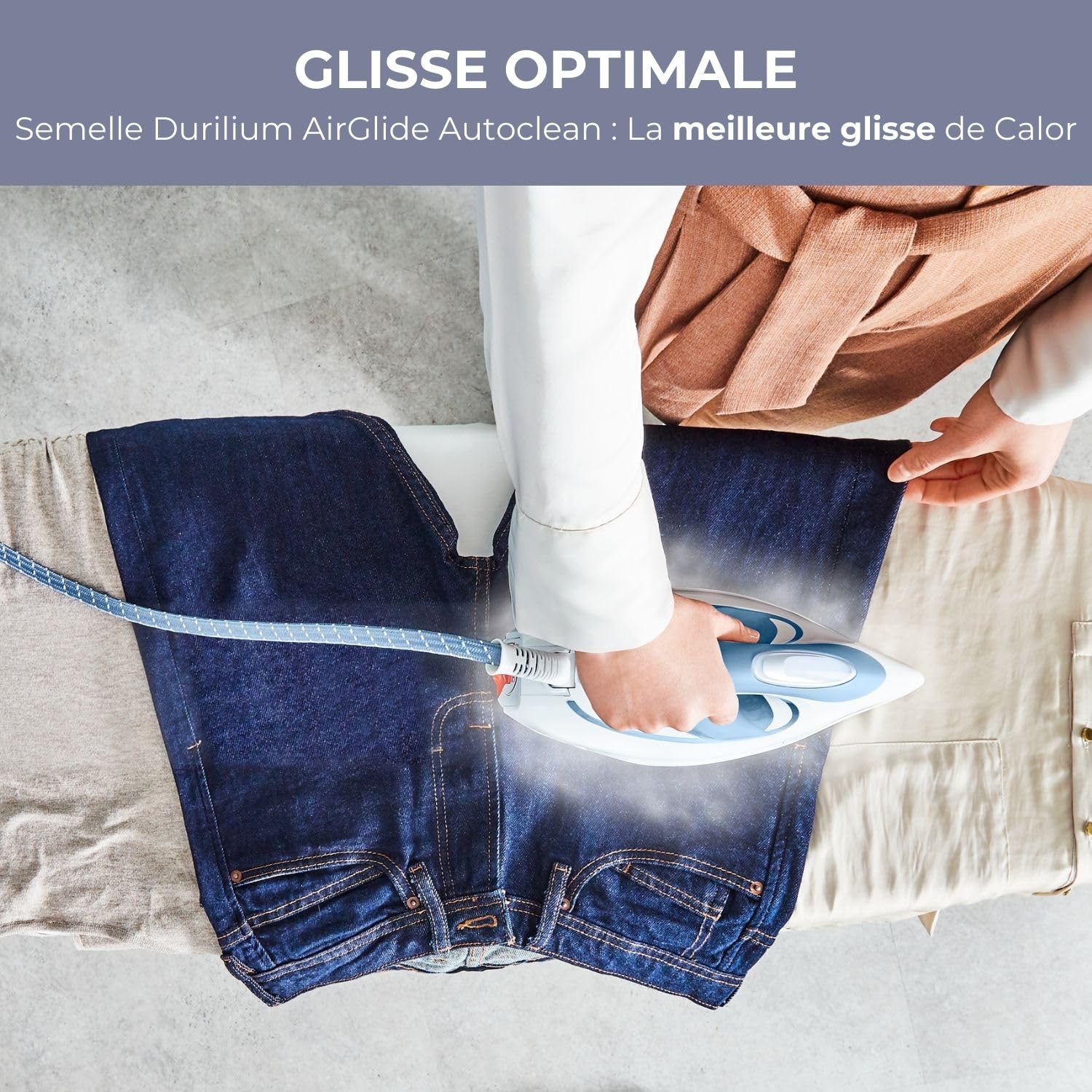 Calor Express Protect, Centrale Vapeur Classique, Débit vapeur 520 g/min, Sans réglage, Réservoir 1,8L, Fabriqué en France, SV9202C0