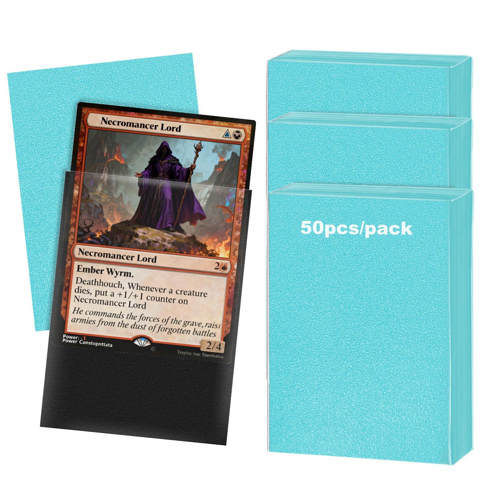 Premium-Kartenhüllen, 66 x 91 mm, kompatibel mit Sammelkarten in Standardgröße, passend für MTG PTCG Spielkarten, Baseballkarten, Sportkarten, 150 Stück
