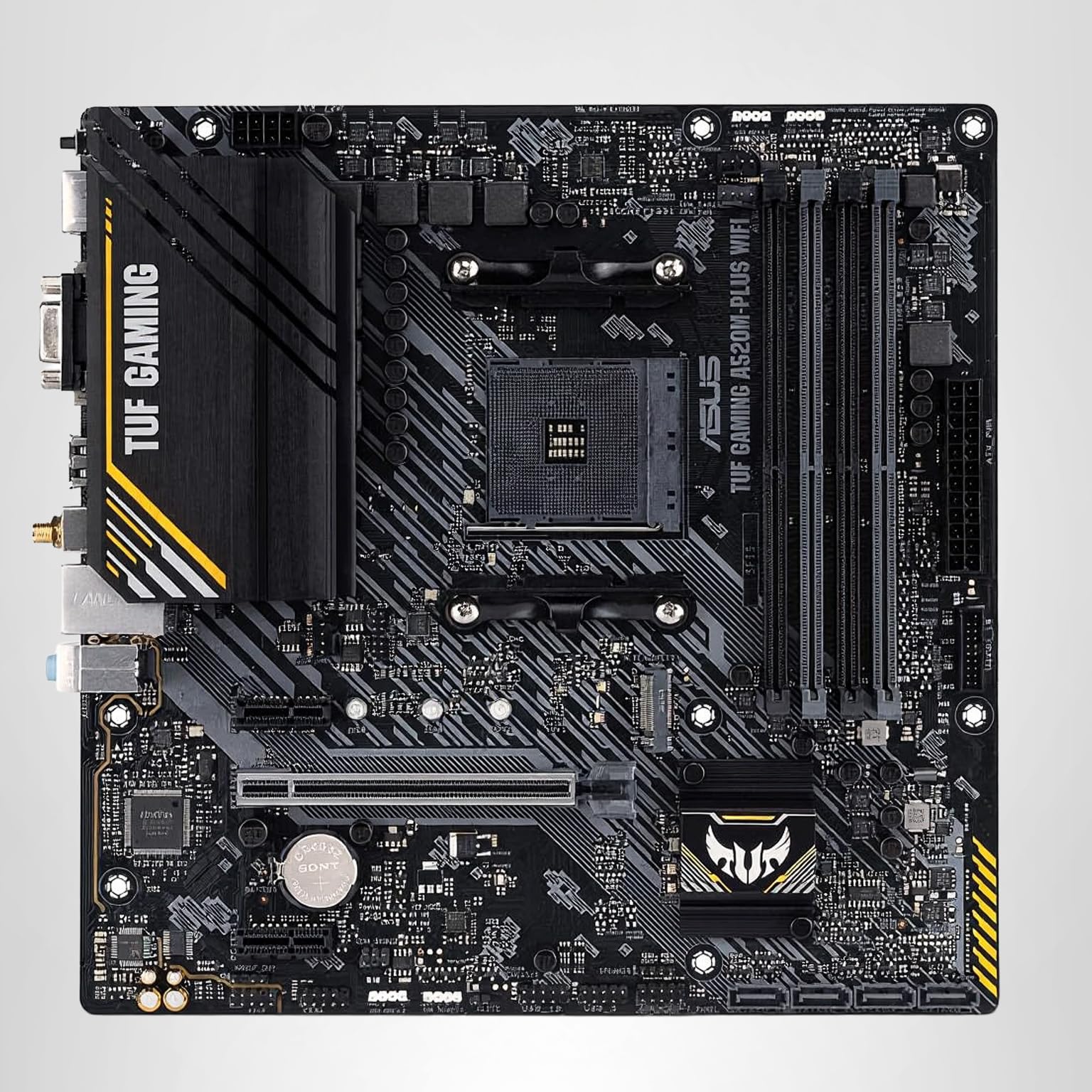 PLACA ASUS TUF GAMING A620M-PLUS WIFI AMD AM5 4DDR5 HDMI PCIE3.0 4SATA3 USB3.2 MATX - miniatura 3