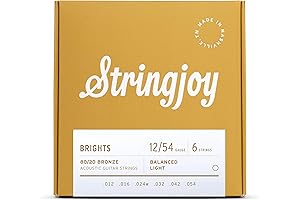 Santa Cruz Guitar Strings BB1254 Brights 80/20 Bronze Acoustic Guitar Strings