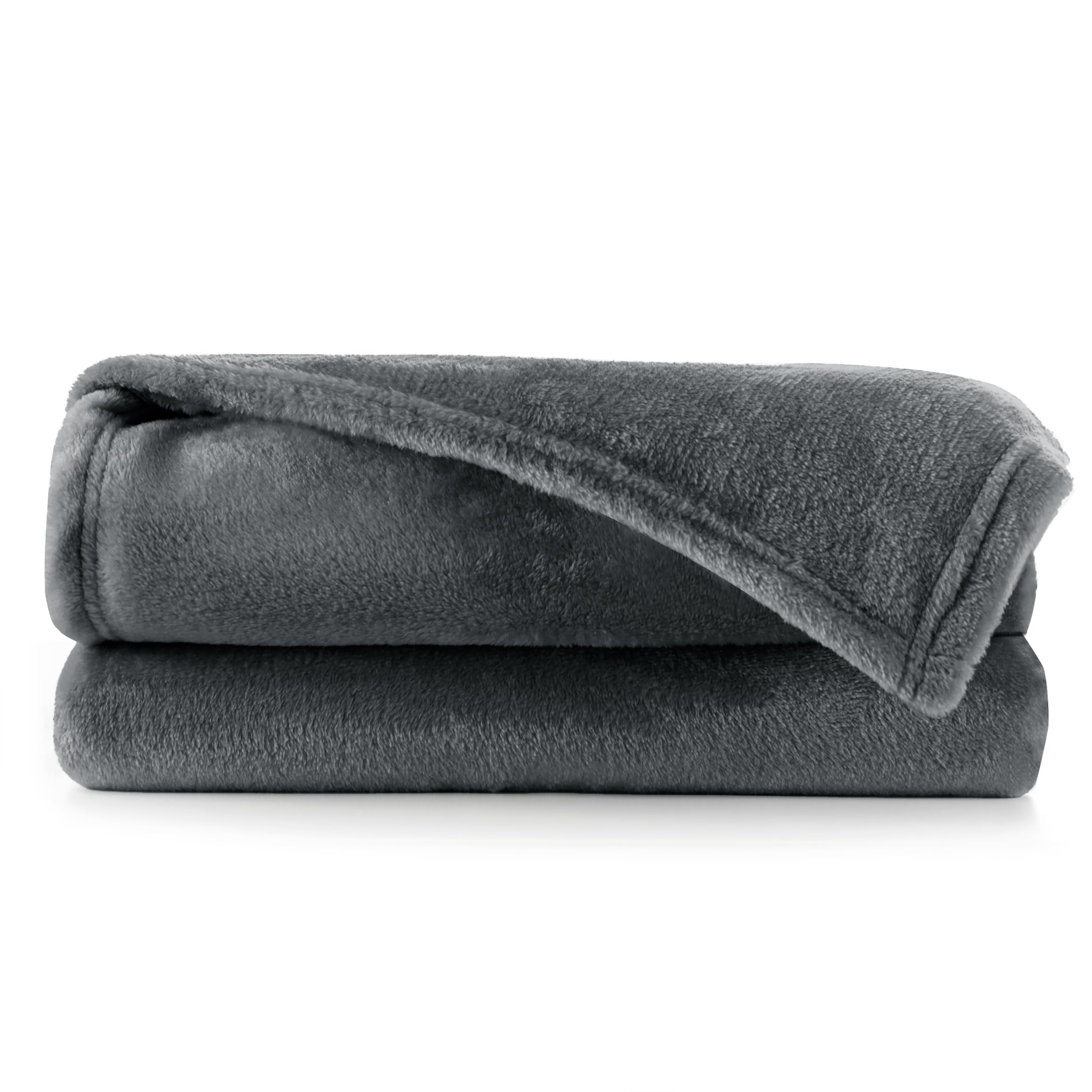 DecoKing Kuscheldecke 150x200 cm grau Decke Microfaser Tagesdecke Mic