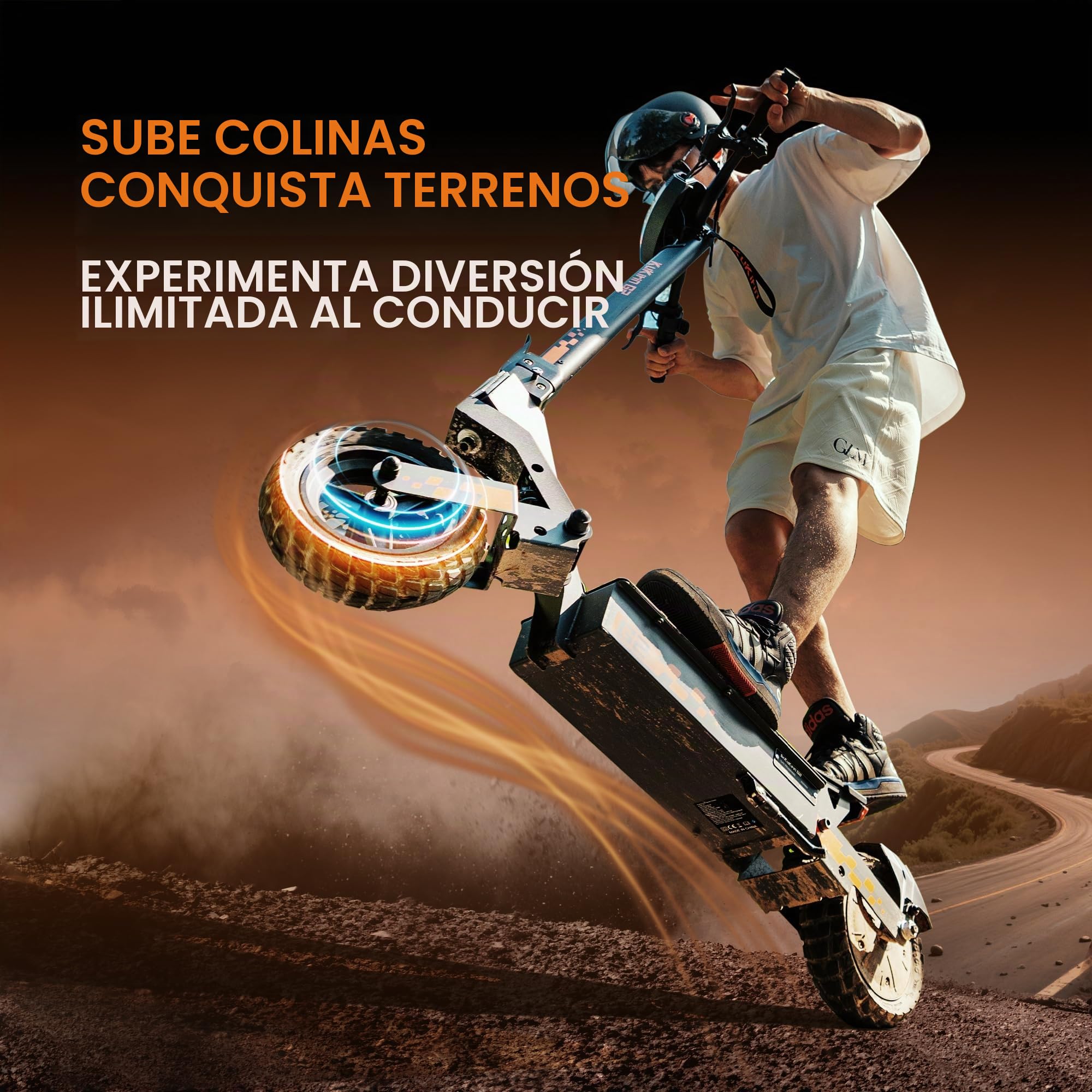 KuKirin G2 Master Patinete Eléctrico, Doble Motor, Batería 52V, Amortiguación Hidráulica, Pantalla LCD, Plegable, Manillar Ajustable, Luces LED