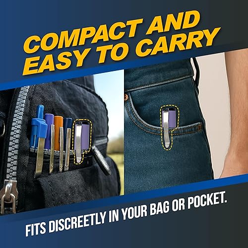 Miniatura 5 de Streetwise Pain Pen 25,000,000 voltios Pistola paralizante para autoprotección - Lápiz táctico paralizante para mujeres y hombres, recargable por