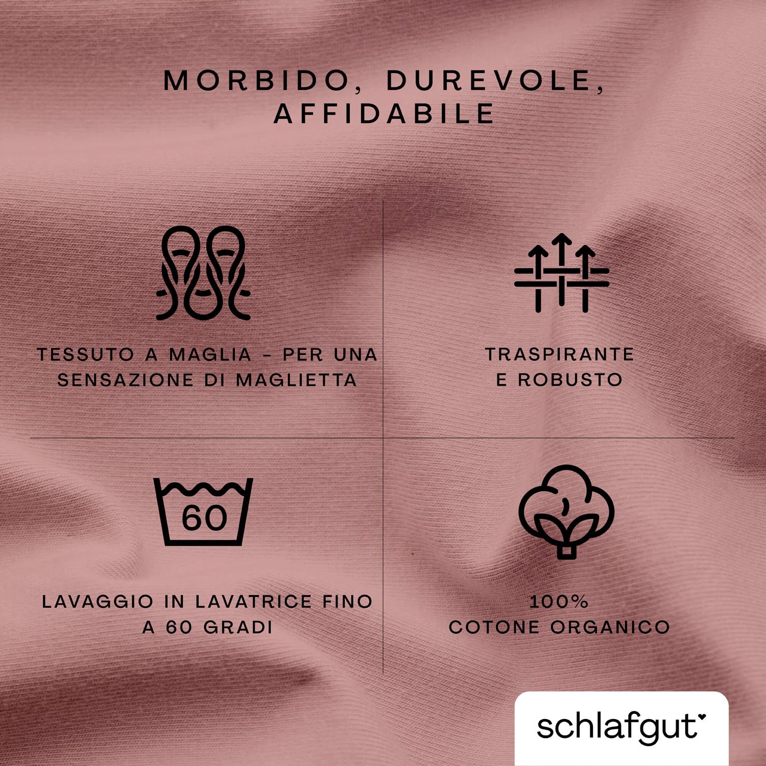 Schlafgut Casual Lenzuolo Con Angoli In Cotone Biologico - 120x200cm Fino A 130x200cm - Antipilling - Green Mid