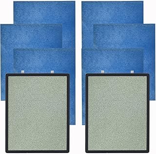 Replacement Filter for Colzer 142C: 4 in 1 True HEPA Composite Filter Compatible with Colzer 142C Simpure HP9 SP-HP9-RF Air Purifiers, 2 Pack