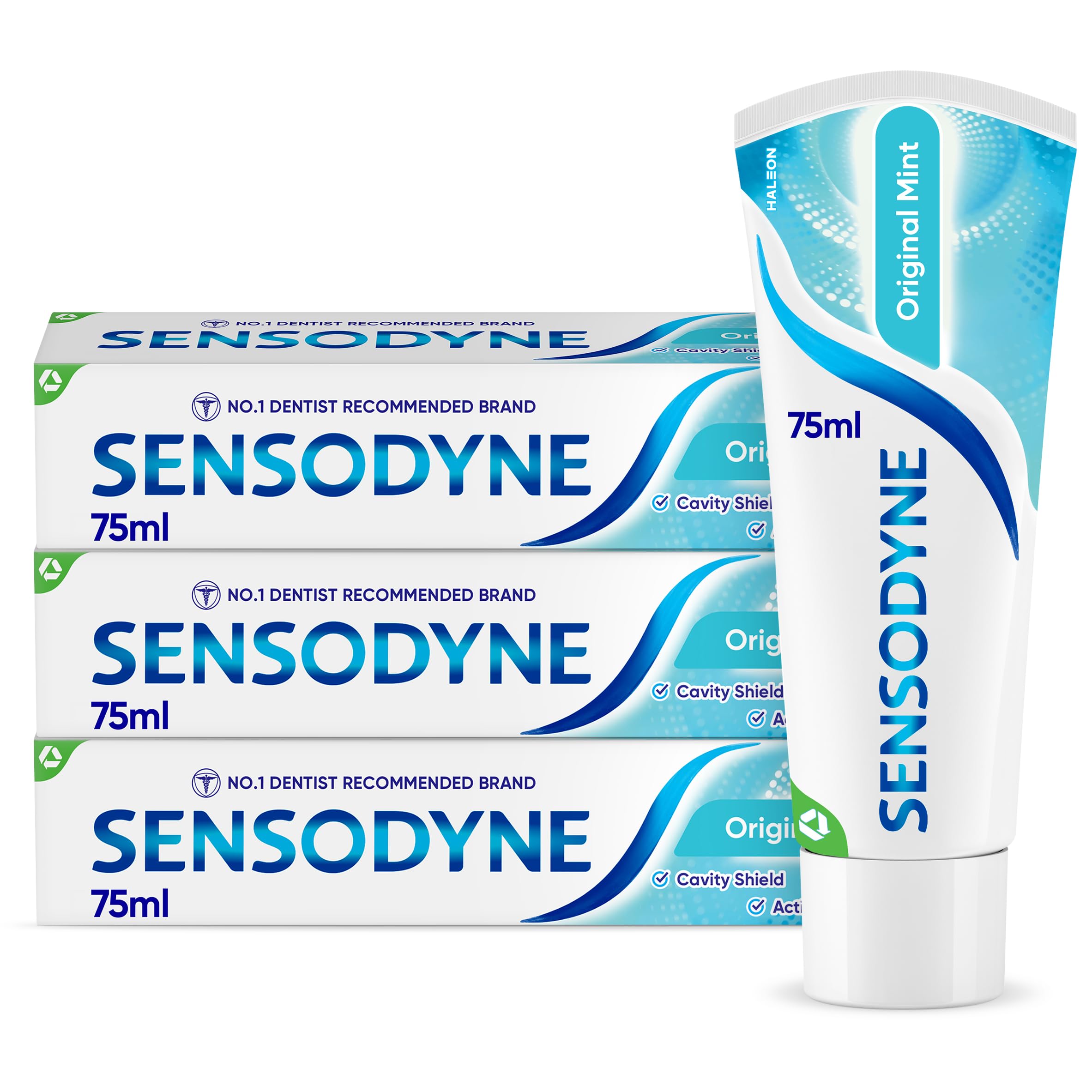 Sensodyne Sensitive Toothpaste Daily Care Original Mint 75 ml Pack Of 3