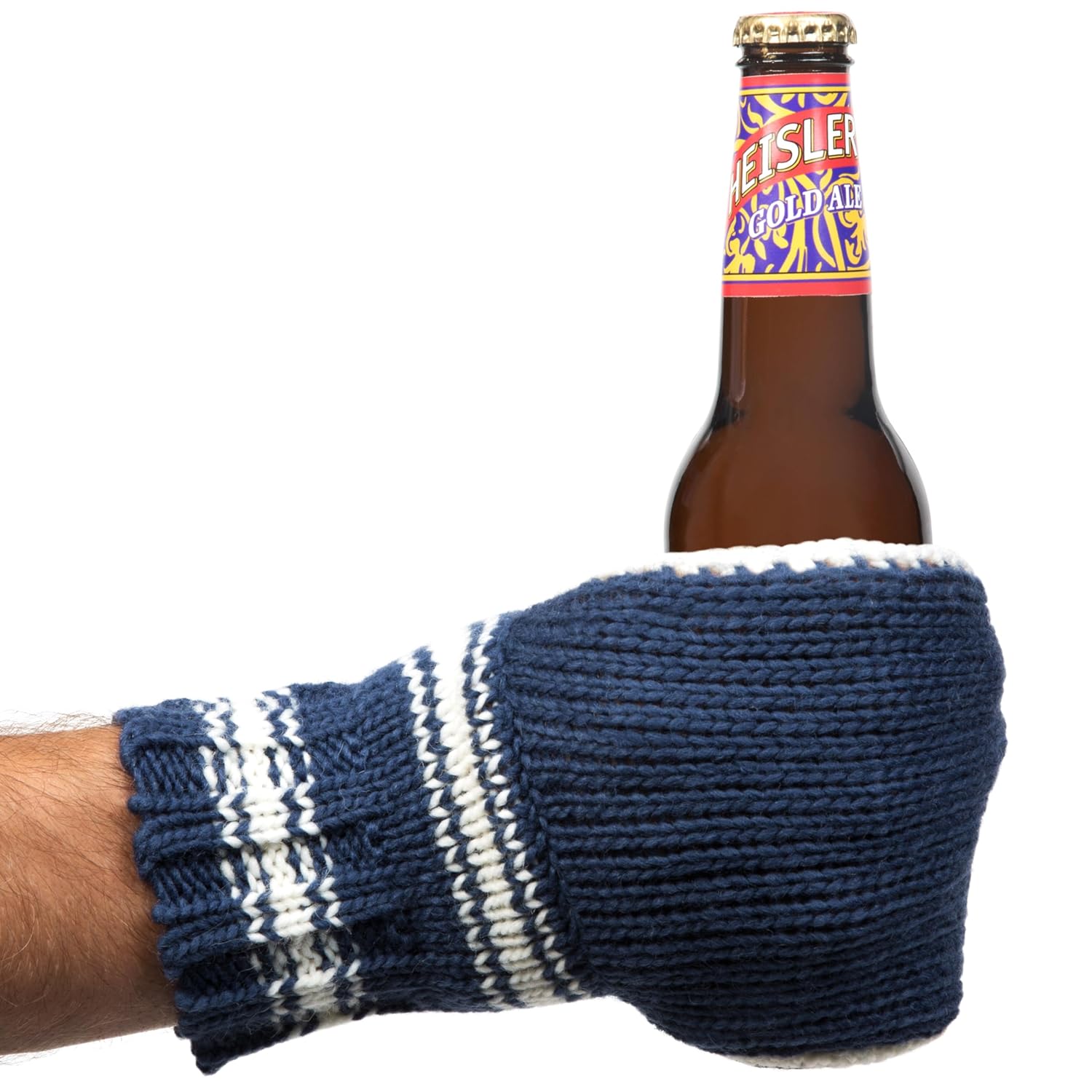 Suzy Mitt The Original Knit Can Cozy Perfect for White Elephant Gift Yankee Swap Christmas Beer Gifts and