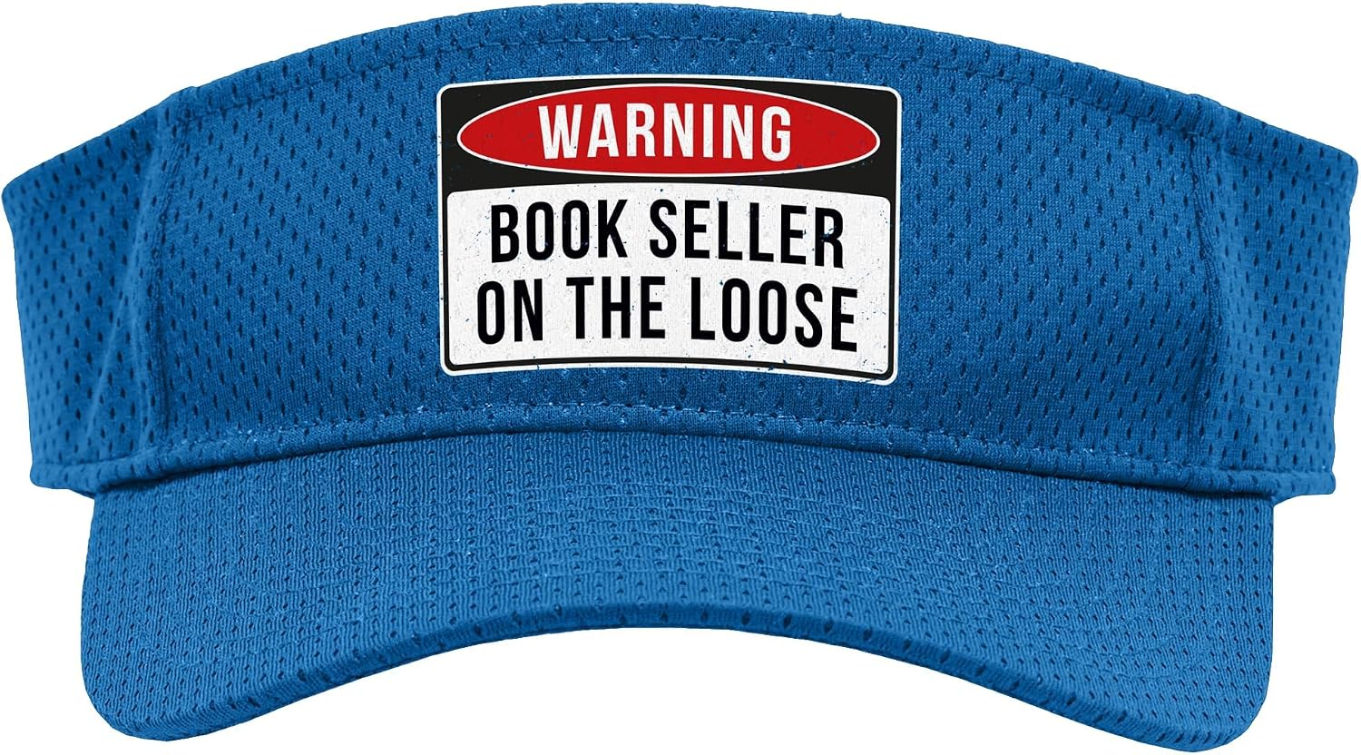 Warning Sign - Book Seller On The Loose Funny Job Quote Sport Sun Visor