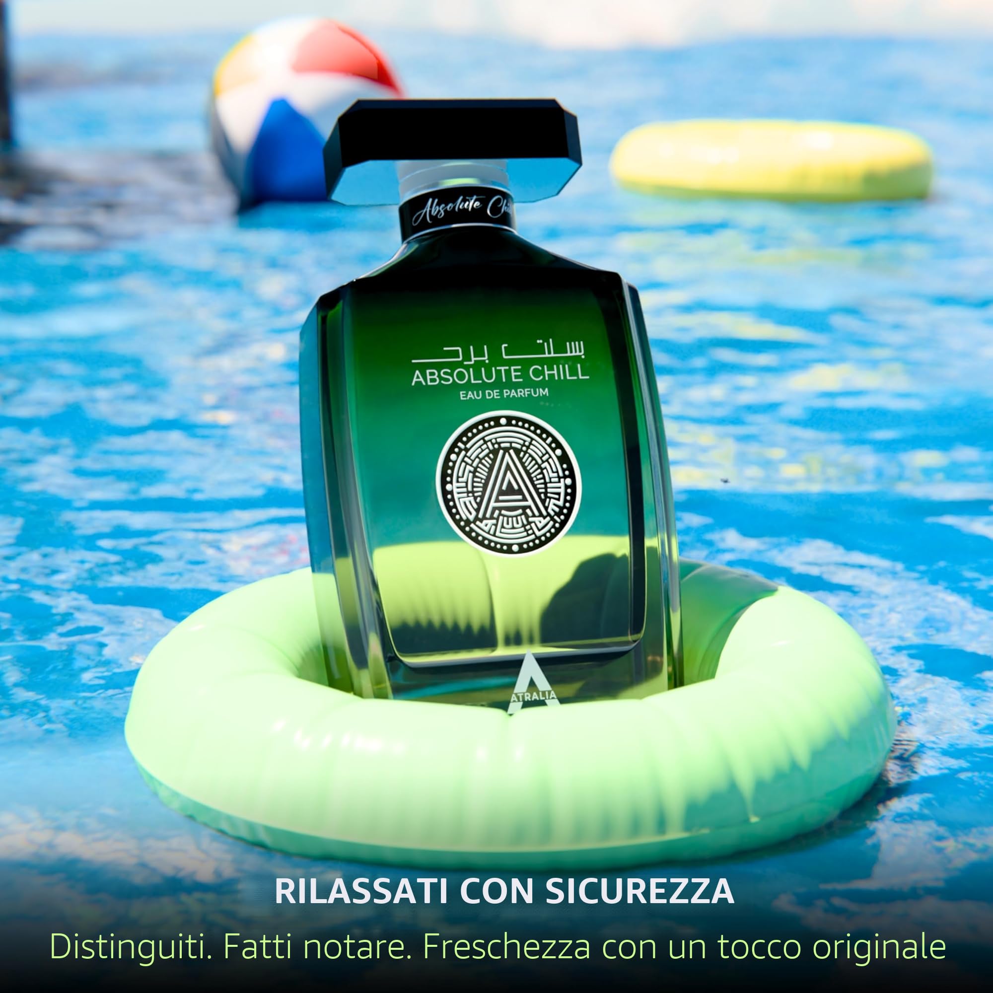 Atralia Absolute Chill EDP Profumo Zitrusminze per Uomini e Donne, Ispirato a LV Pacific Chill - Limone Verde, Menta, Arancia, Ribes Nero, Profumo Duraturo