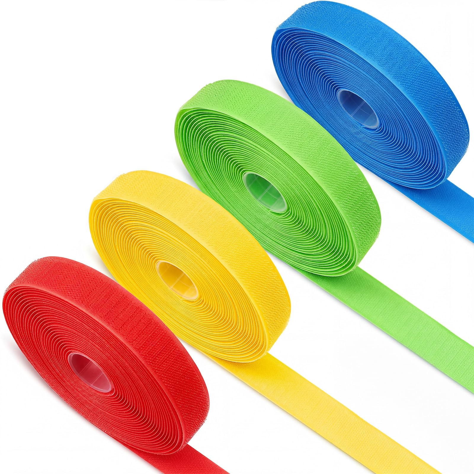 Zonon 4 Roll 100ft Carpet Marker Strips for Classroom Floor,Colorful