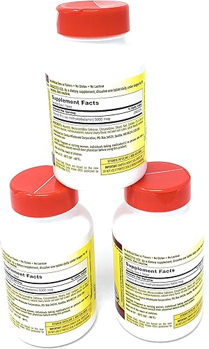 Miniatura 2 de Kirkland Signature Sublingual B-12 5000 mcg, 3 botellas (300 tabletas)