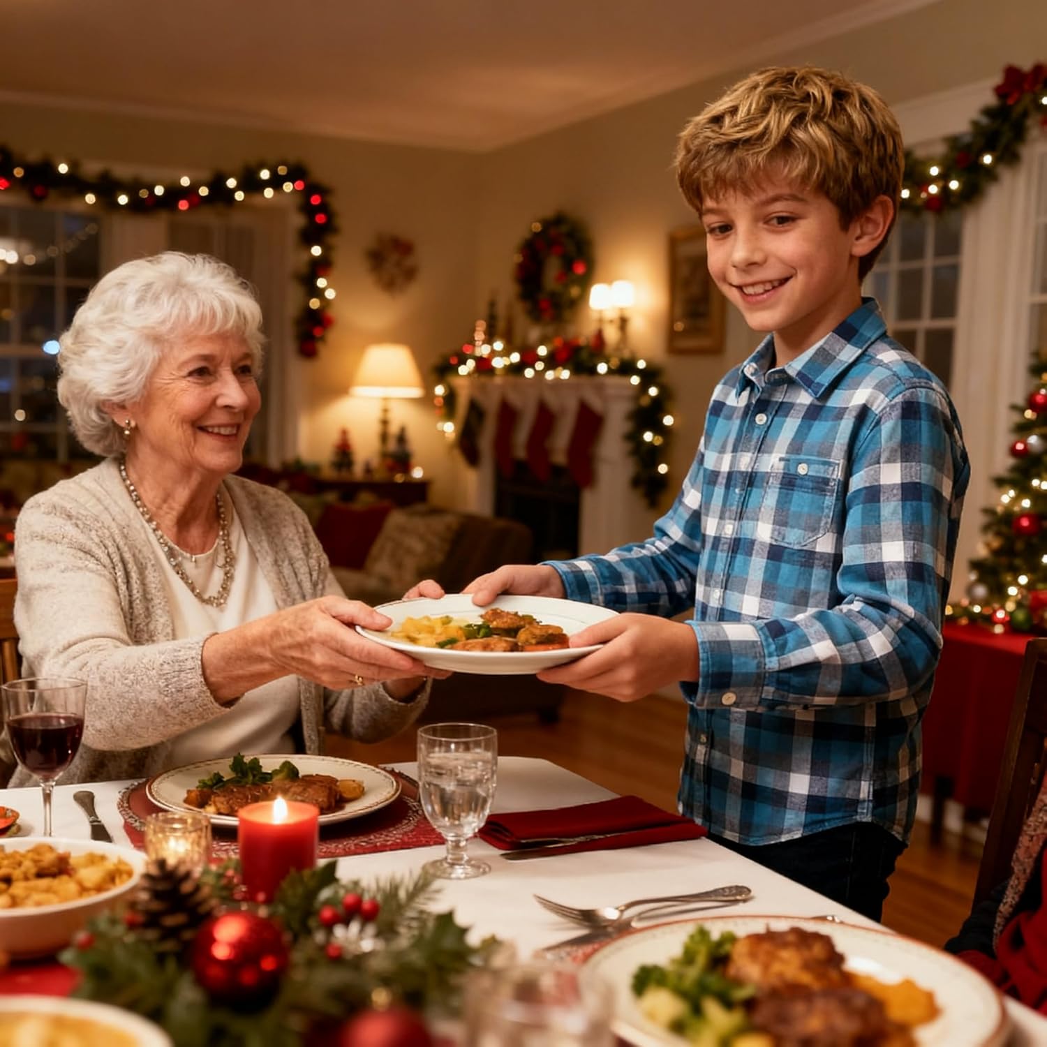 Bienzoe Boys Flannel Plaid Shirt: Long Sleeve Button Down - Casual for Fall Spring - Comfort for School Outdoor Family Events - Image 4