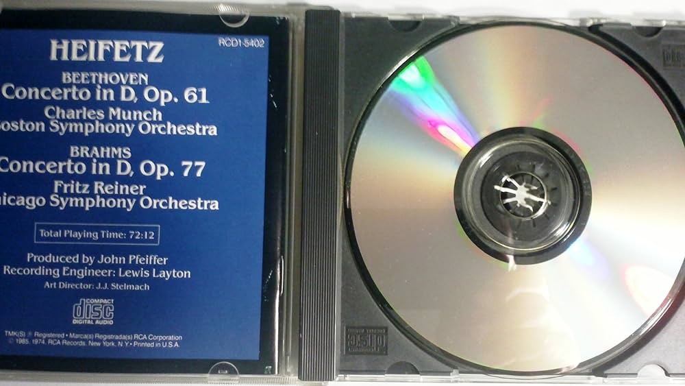 Bach J.S./Beethoven/Brahms: C［CD］ Jascha Heifetz CD / Beethoven Concerto in D / Brahms / Munch