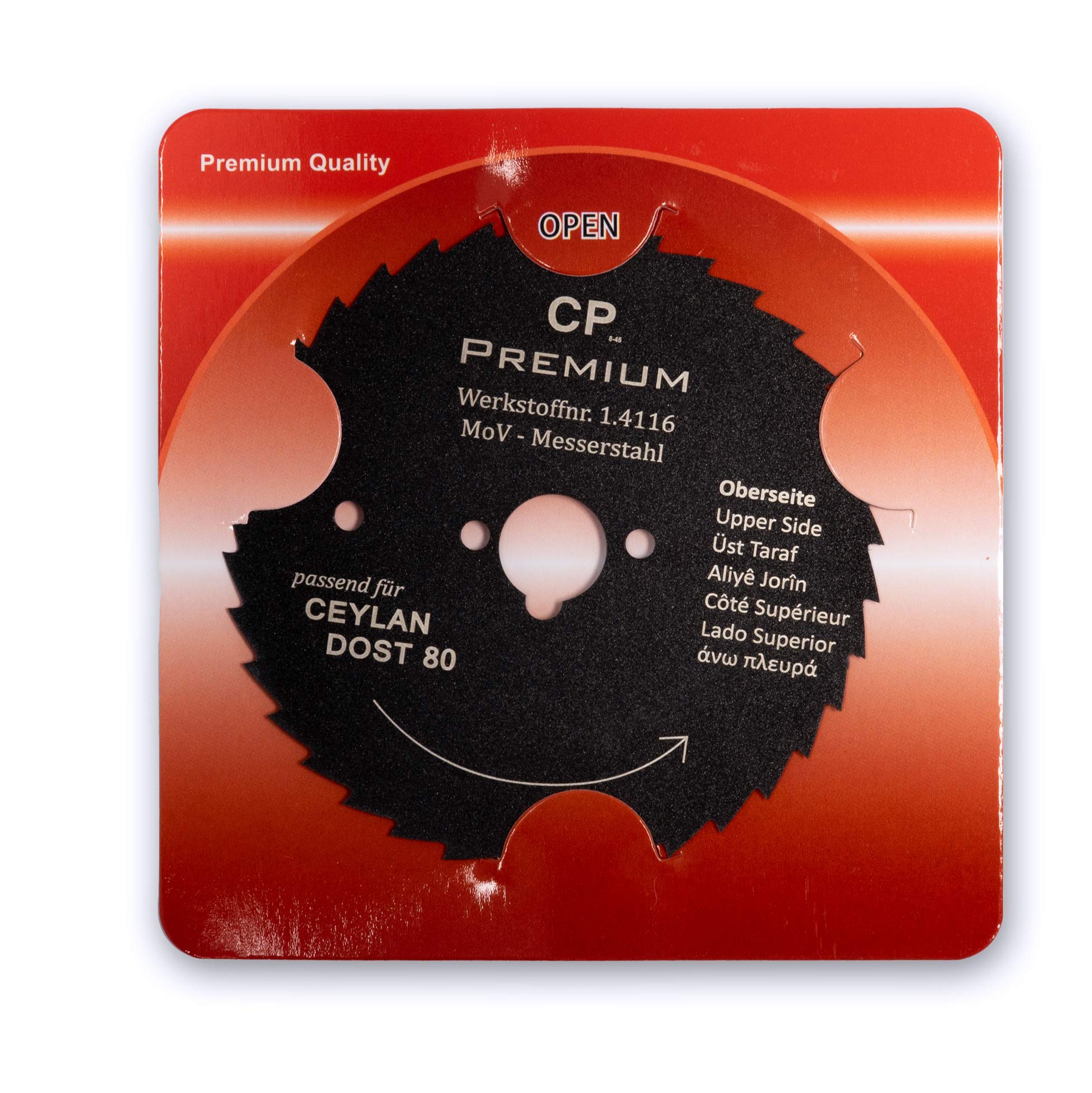 Canpolat GASTRONICS Circular Knife For Ceylan And Dost, 80 Mm, Smooth, With Non-Stick Coating, Premium Quality Stainless Steel Kebab Knife - Foto 9