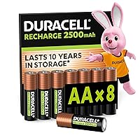 Duracell Batterie Ricaricabili AA (confezione da 8)