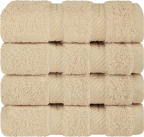 Miniatura 229 de American Soft Linen - Juego de 4 toallas de baño, 100% de algodón turco de 27 x 54 pulgadas, toallas de baño extragrandes, toallas para ducha