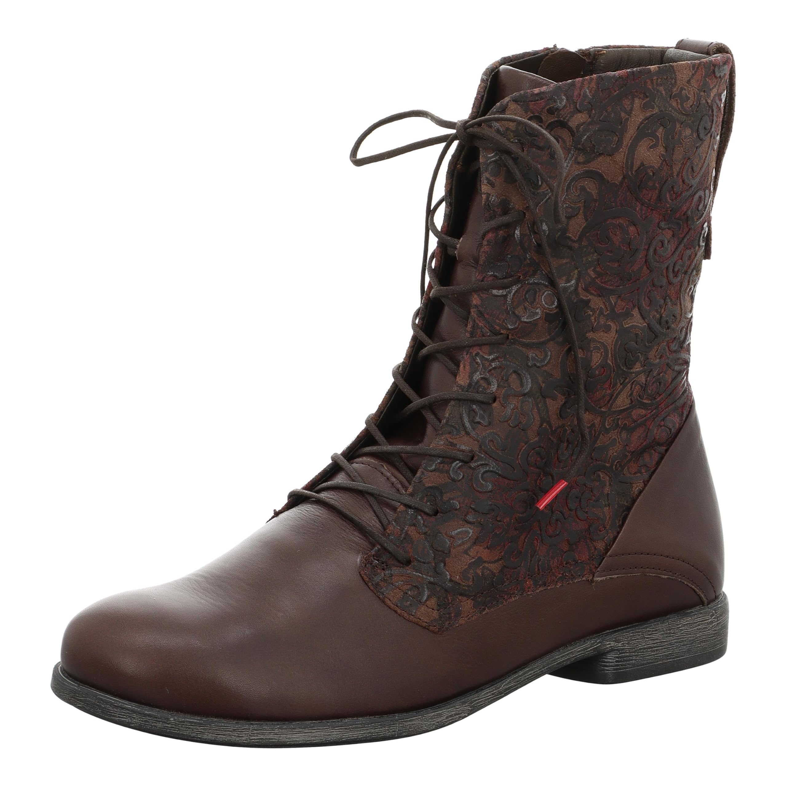 Think! Women's Agrat Chrome-Free Tanned Sustainable Ankle Boots, 3020 Espresso Combi, 5.5-6 UK