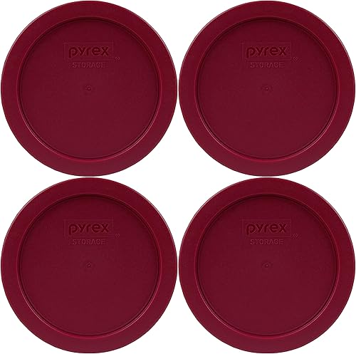 Miniatura 4 de Pyrex 7201-PC Sangria - Tapa de repuesto de plástico para almacenamiento de alimentos, 2 unidades, fabricada en los Estados Unidos